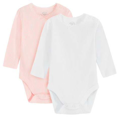 Боди с дълъг ръкав 2бр., цвят: Микс