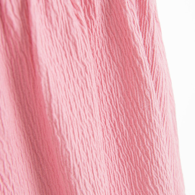 Рокля с къс ръкав, цвят: Розов