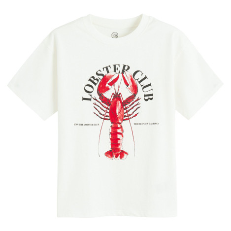 Тениска с къс ръкав, цвят: Бял