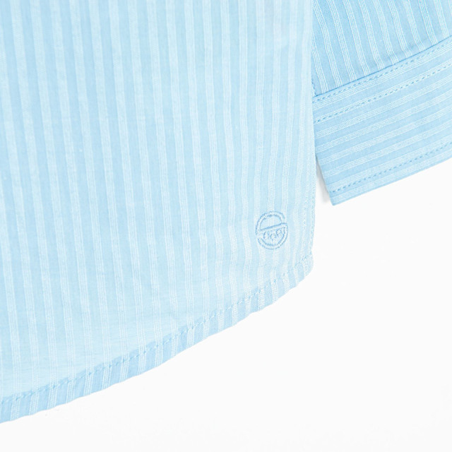 Риза с дълъг ръкав, цвят: Син