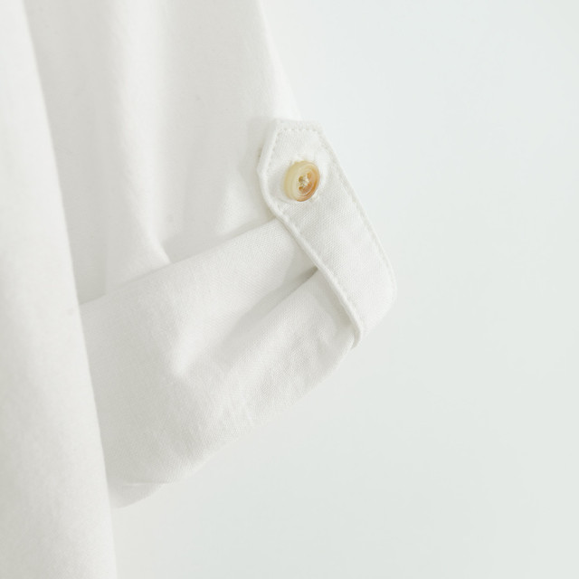 Риза с дълъг ръкав, цвят: Светло син