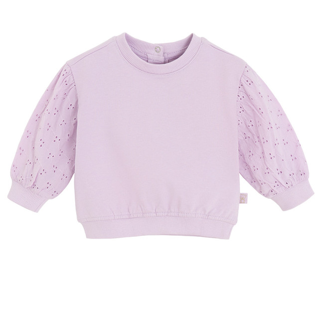 Блуза с дълъг ръкав, цвят: Виолетов