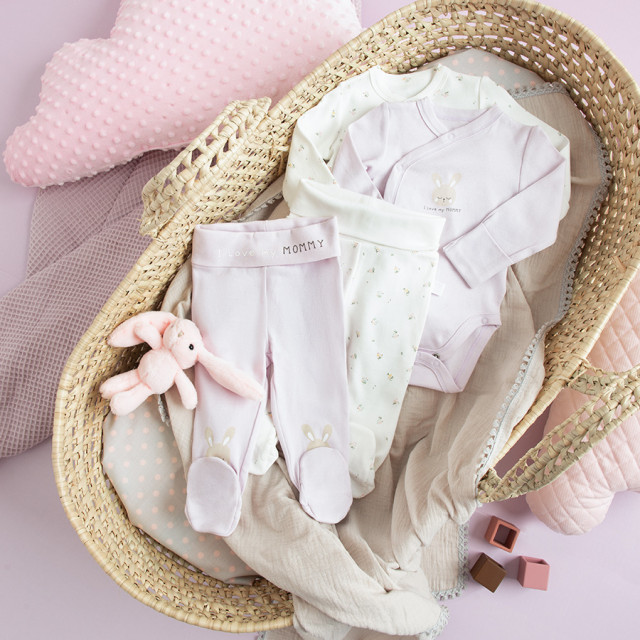 Боди с дълъг ръкав 2бр., цвят: Микс