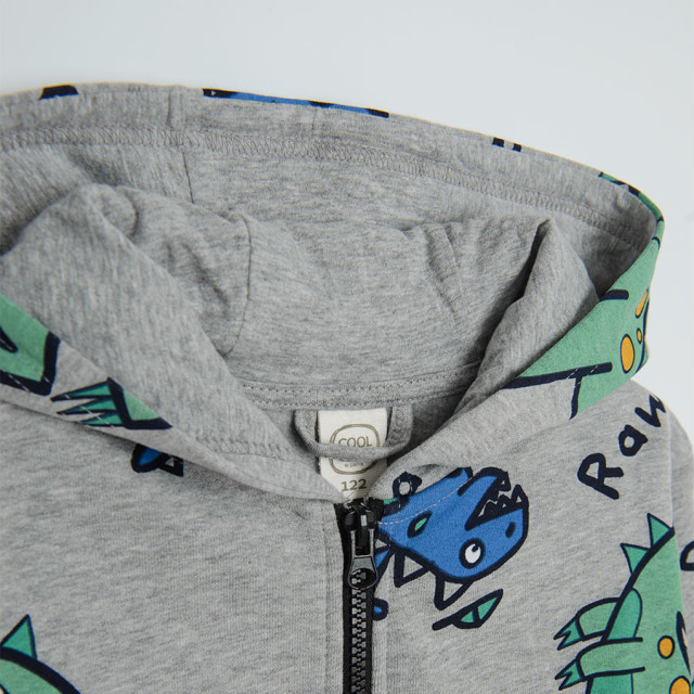 Суитчър, цвят: Сив меланж