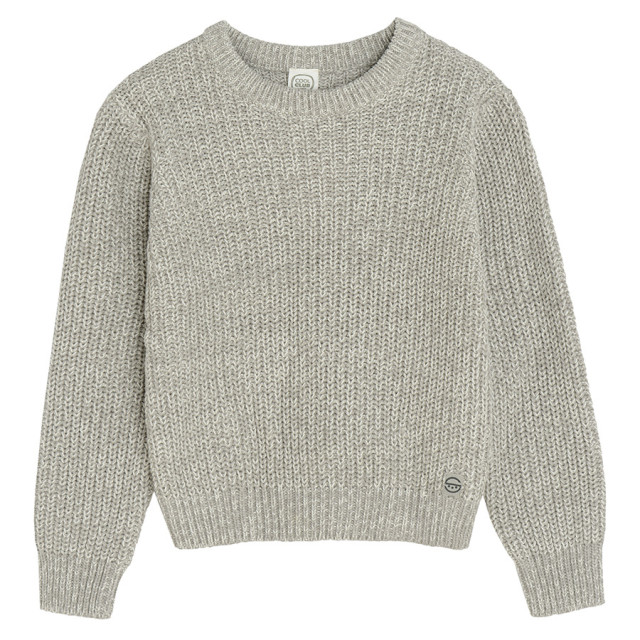 Пуловер, цвят: Сив меланж