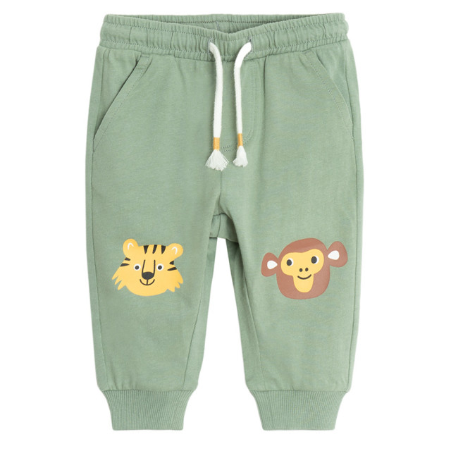 Спортен панталон, цвят: Зелен