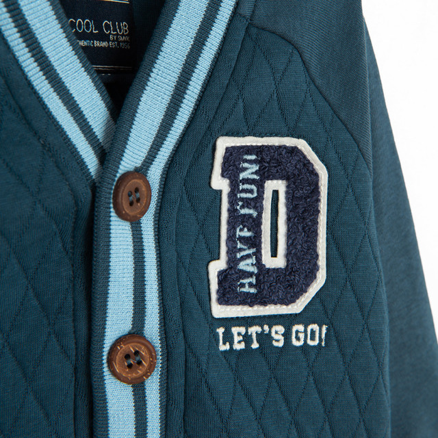 Жилетка, цвят: Морско син