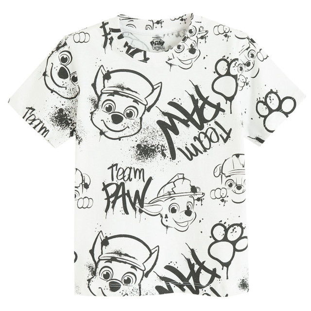 Тениска с къс ръкав 2бр. PAW PATROL, цвят: Мръсно бял