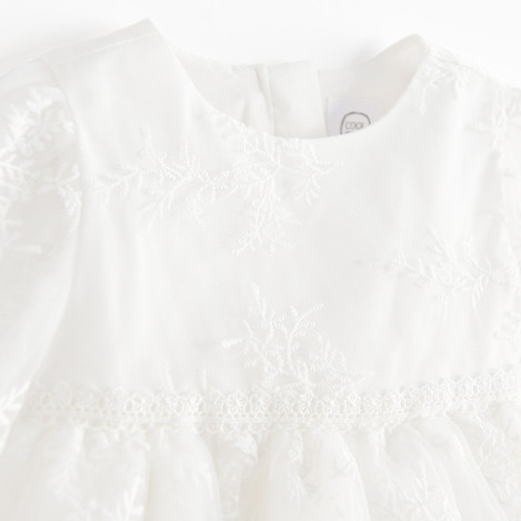 Рокля с дълъг ръкав, цвят: Бял