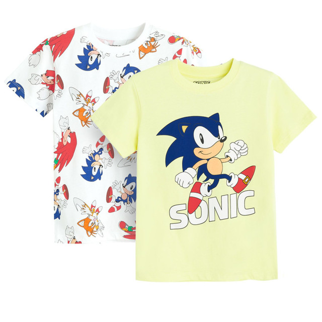 Тениска с къс ръкав 2бр. SONIC, цвят: Микс