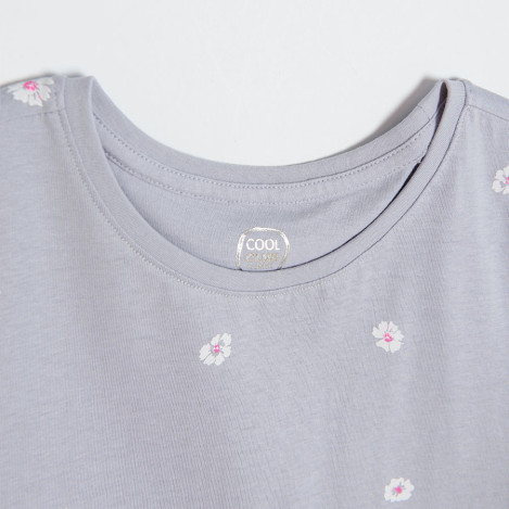 Рокля с къс ръкав, цвят: Светло син