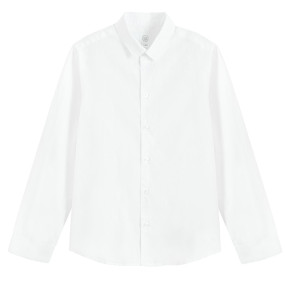 Риза с дълъг ръкав, цвят: Бял