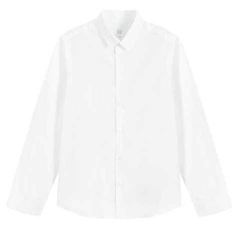 Риза с дълъг ръкав, цвят: Бял