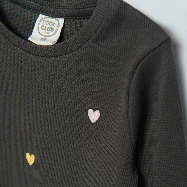 Тениска с дълъг ръкав, цвят: Графит