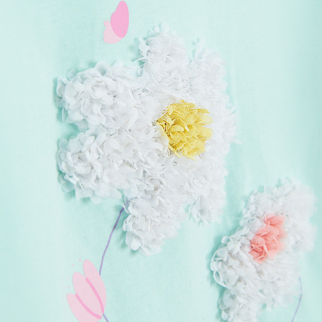 Тениска с дълъг ръкав, цвят: Зелен