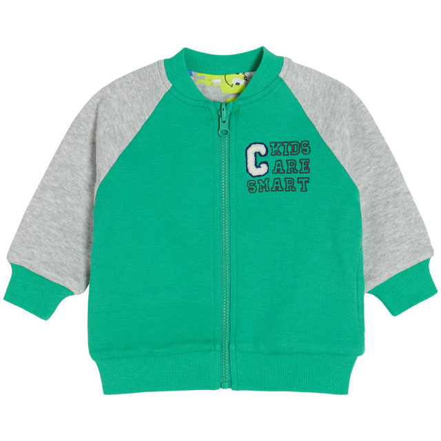 Блуза с дълъг ръкав, цвят: Зелен