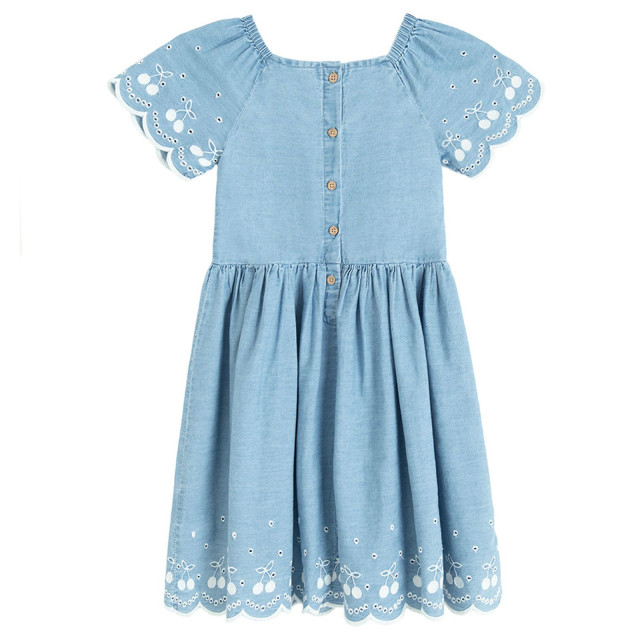 Рокля с къс ръкав, цвят: Син