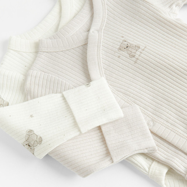 Боди с дълъг ръкав 2бр., цвят: Микс