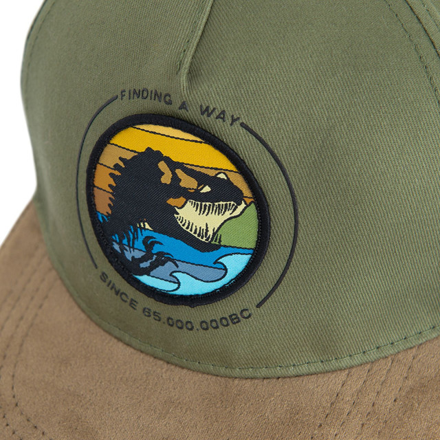 Шапка JURASSIC WORLD, цвят: Зелен