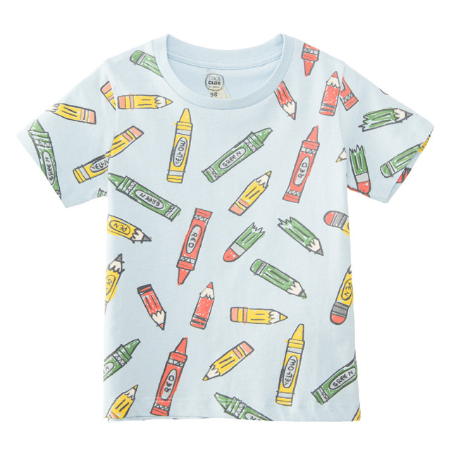 Тениска с къс ръкав, цвят: Светло син