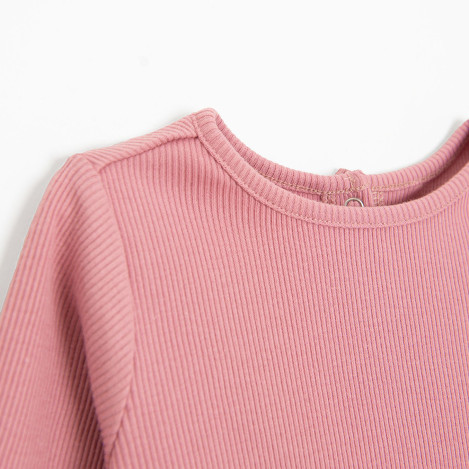 Рокля с дълъг ръкав, цвят: Розов