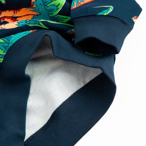 Блуза с дълъг ръкав, цвят: Син