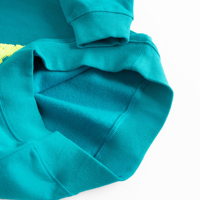 Блуза с дълъг ръкав, цвят: Тюркоазен