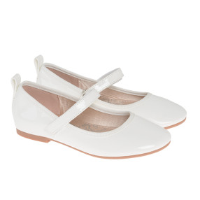 Балеринки, цвят: Бял