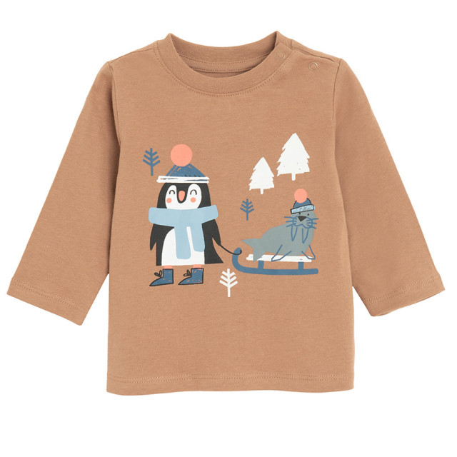 Тениска с дълъг ръкав 3бр., цвят: Микс