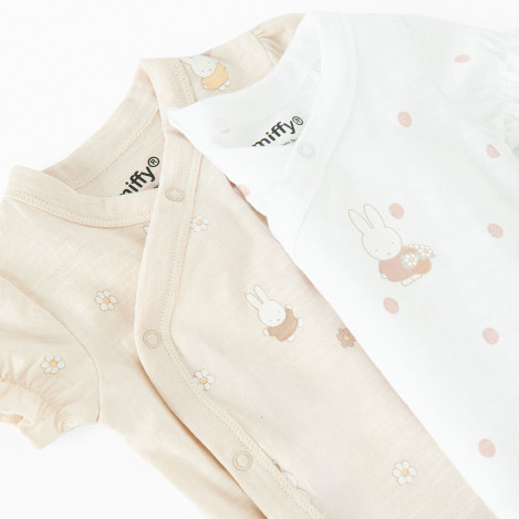 Боди с къс ръкав 2бр. MIFFY, цвят: Микс