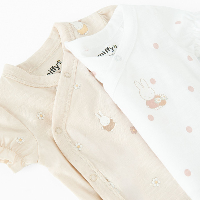 Боди с къс ръкав 2бр. MIFFY, цвят: Микс