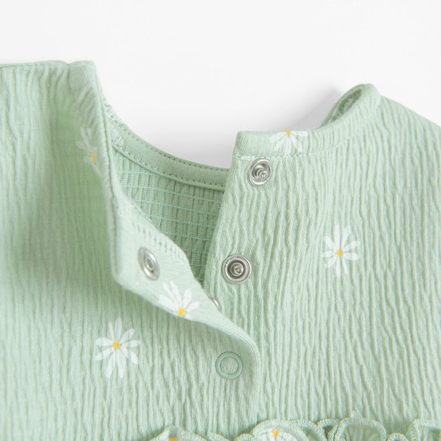 Рокля с дълъг ръкав, цвят: Зелен