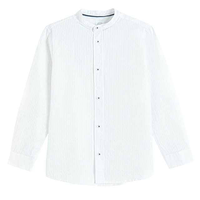 Риза с дълъг ръкав, цвят: Бял