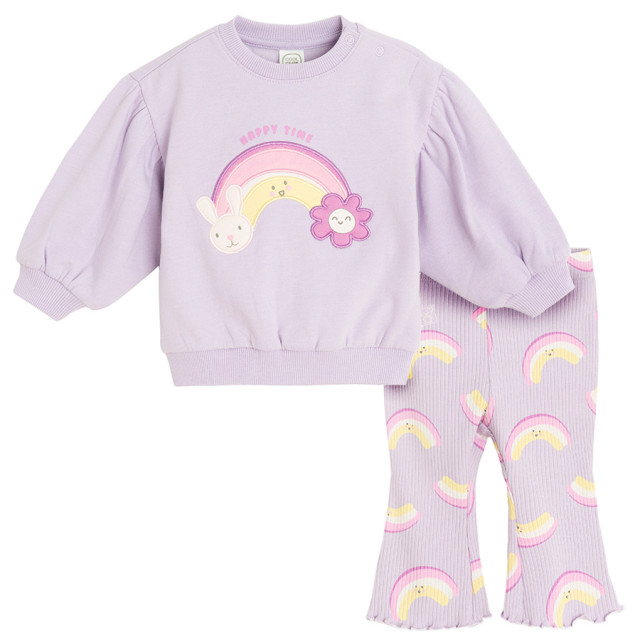 Комплект, цвят: Светло виолетов