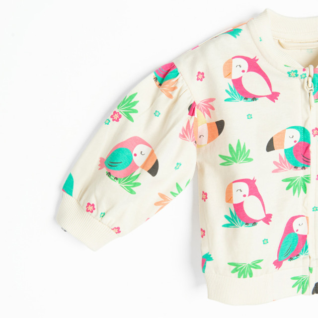 Блуза с дълъг ръкав, цвят: Светло бежово