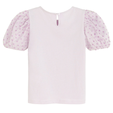 Блуза с къс ръкав, цвят: Виолетов