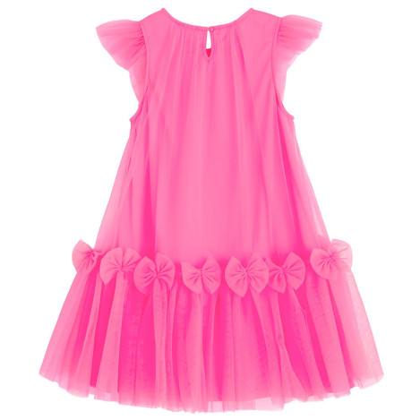 Рокля с къс ръкав, цвят: Розов