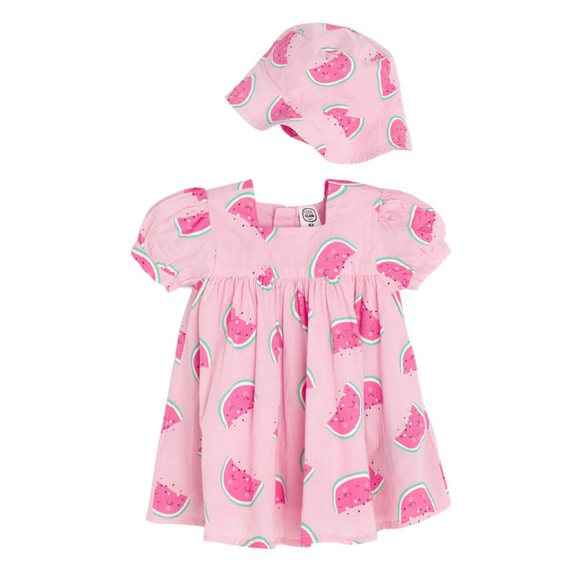 Комплект, цвят: Светло розов