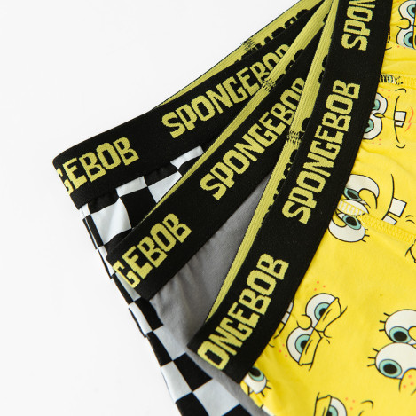 Боксерки 3бр. SPONGEBOB, цвят: Микс
