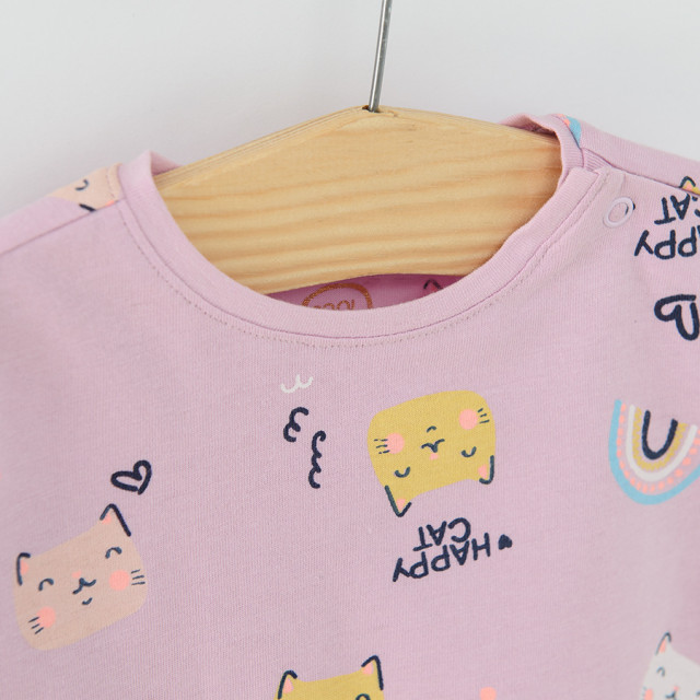 Тениска с дълъг ръкав 3бр., цвят: Микс