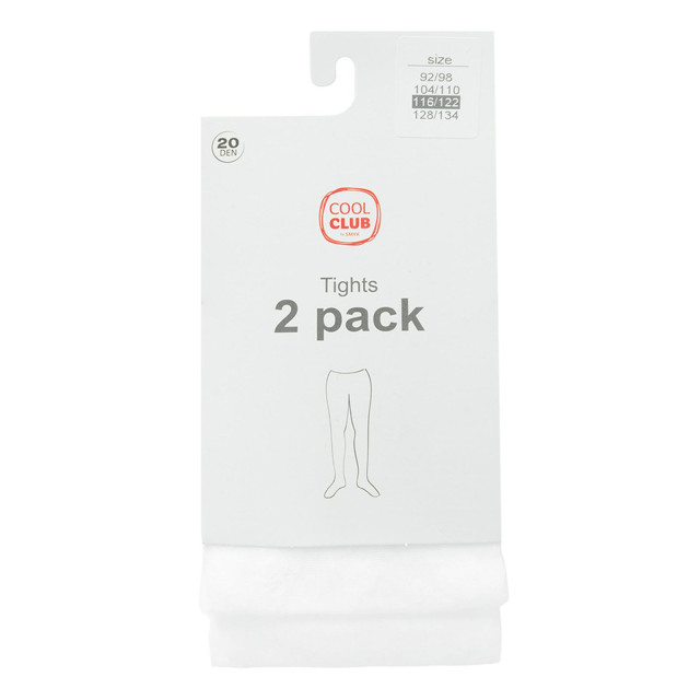 Чорапогащи 2бр., цвят: Бял