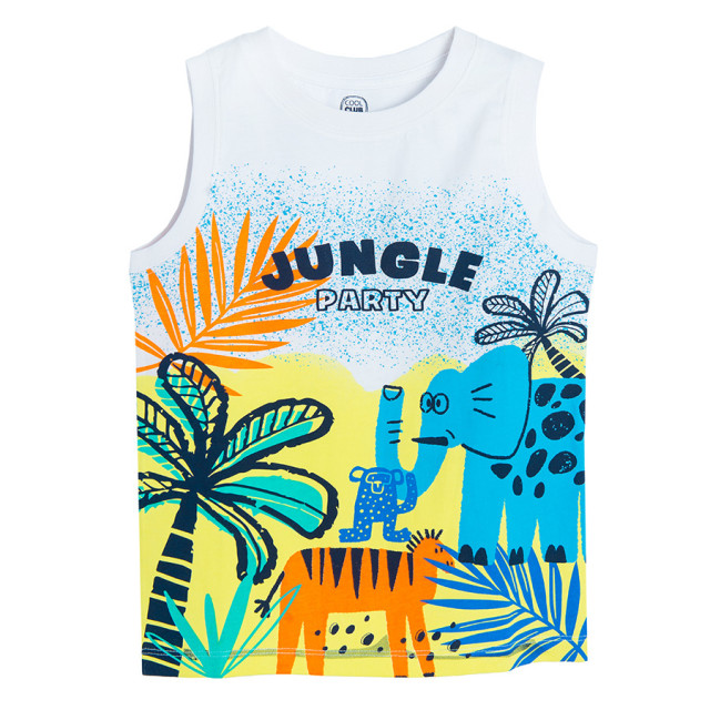 Тениска без ръкав, цвят: Бял