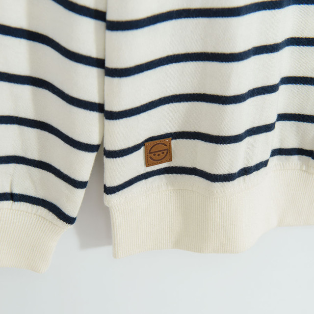 Блуза с дълъг ръкав, цвят: Екрю