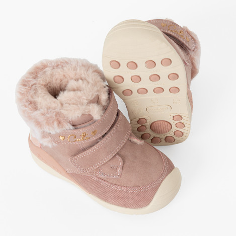 Ботуши, цвят: Пепел от рози