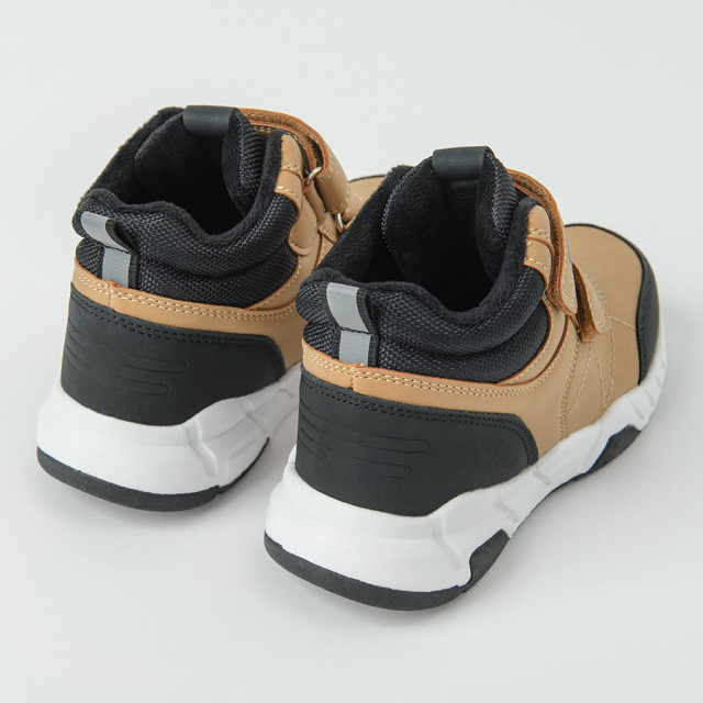 Високи обувки, цвят: Светло кафяв