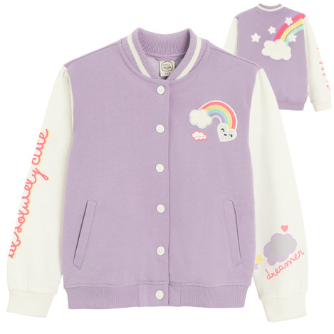 Яке, цвят: Виолетов