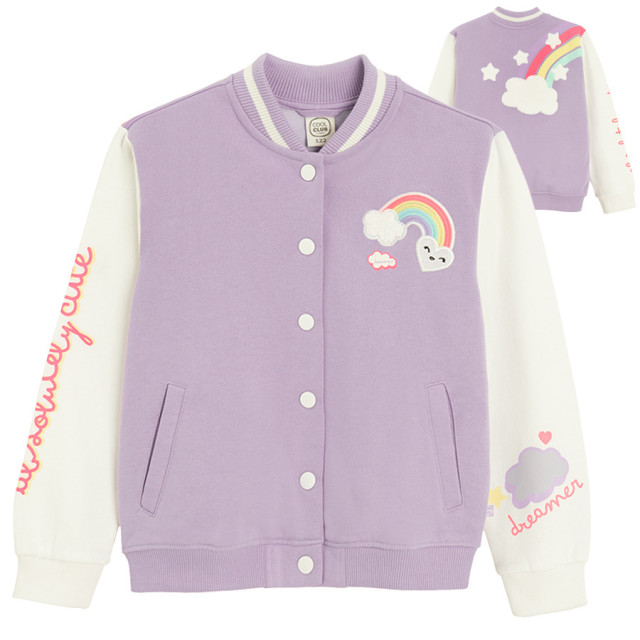 Яке, цвят: Виолетов