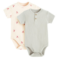 Боди с къс ръкав 2бр., цвят: Микс