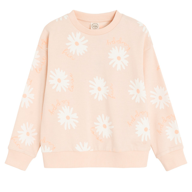 Блуза с дълъг ръкав, цвят: Розов