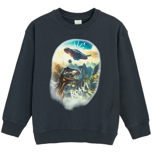 Блуза с дълъг ръкав, цвят: Син